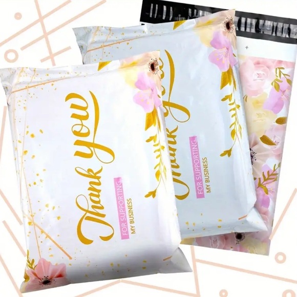Other - 30pcs bundle 15 Polymailers 14.5in x 19in and 15 thank you cards bundle
